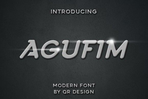 AGUFIM: A Display Font That Elevates Brand Identity