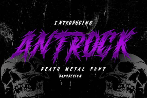Antrock: A Bold Display Font for Editorial Impact
