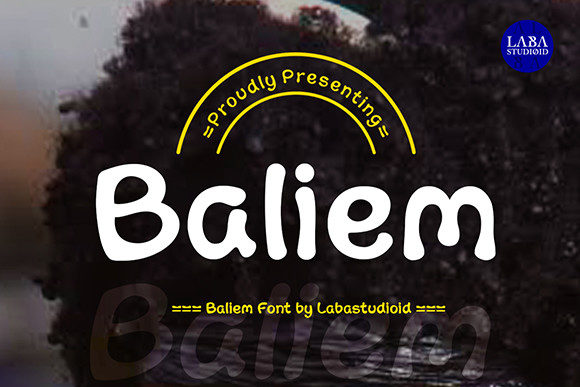 Baliem: A Quirky Display Font for Editorial Design