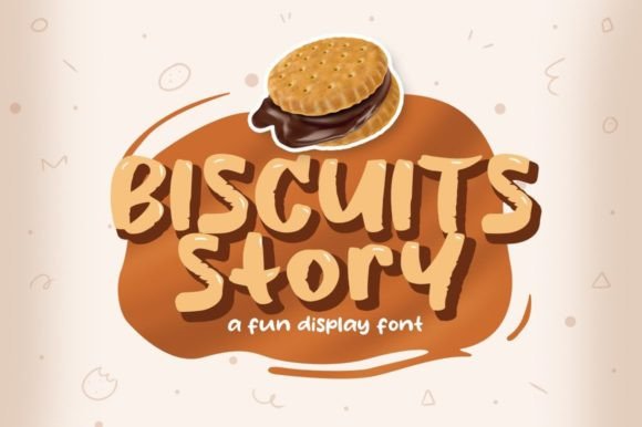 Biscuits Story: A Playful Display Font for Web Design