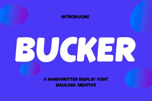 Bucker Typeface: A Casual Display Font for Editorial Design