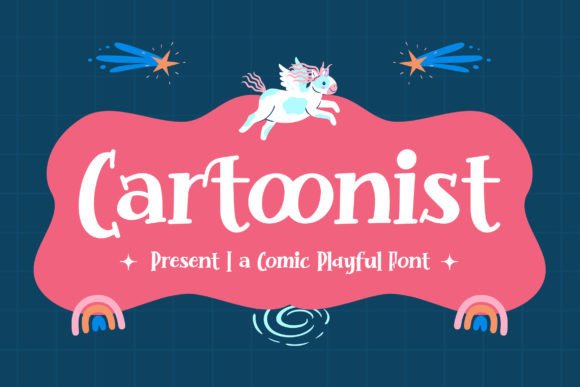 Cartoonist: A Playful Display Font for Small Brands