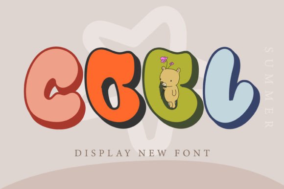 Coolsummer: The Quirky All-Caps Display Font for Crafters