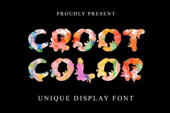Croot Color: A Playful Display Font for Bold Branding
