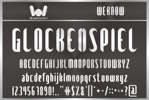 Glockenspiel: A Display Font for Bold Campaigns