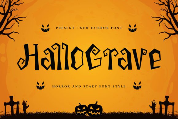 Hallograve: A Spooky Display Font for Web Design