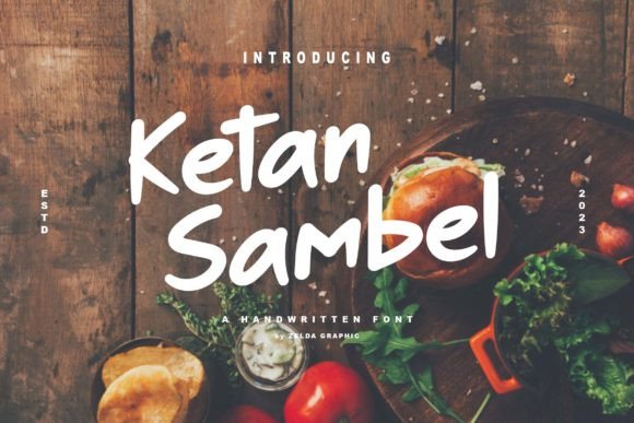 Ketan Sambel: A Playful Display Font for Editors