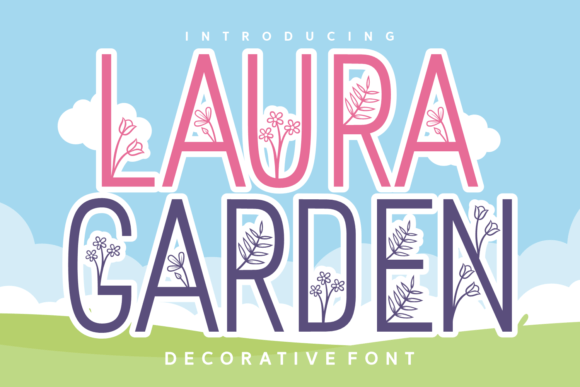 Laura Garden Font: A Botanical Typeface for Makers
