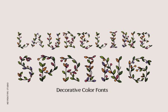 Laureline Spring: A Fresh Decorative Font for Branding