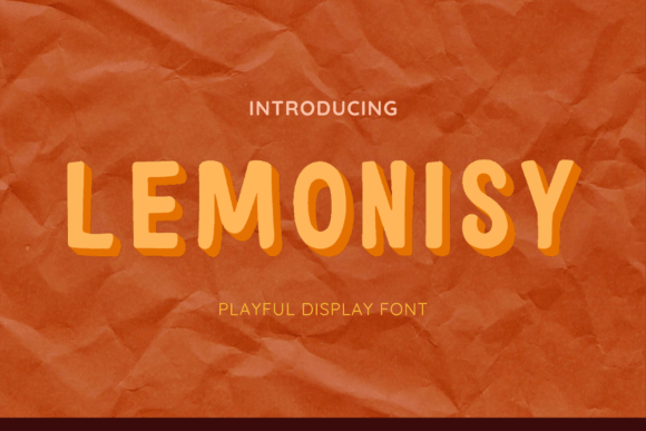 Lemonisy: A Playful Color Font for Bold Campaigns