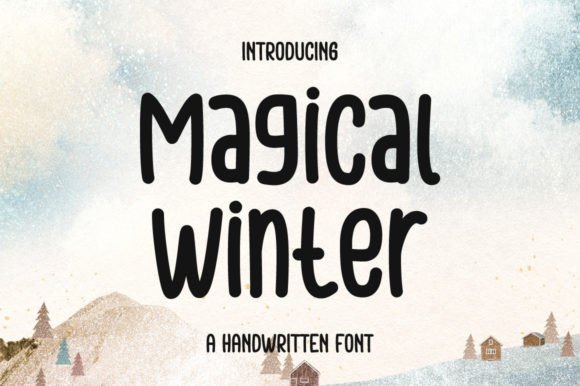 Magical Winter: A Delicate Display Font for Authentic Branding