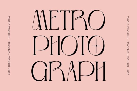 Metro Photograph: A Chic Display Font for Makers