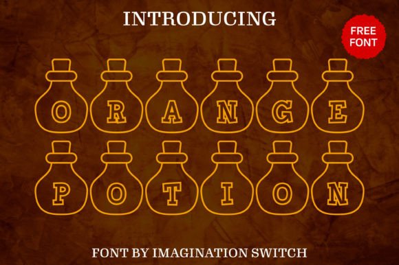 Orange Potion: A Display Font for Web Design