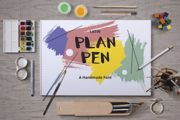 Plan Pen: A Whimsical Display Font for Web Design