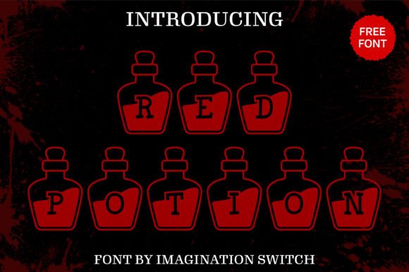 Red Potion: A Display Font for Polished Branding