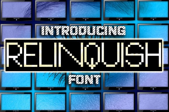 Relinquish: A Bold Display Font for Modern Campaigns