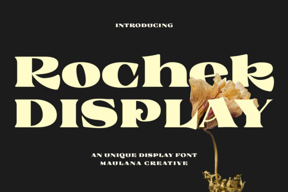 Rochek: The Bold Display Font for Crafters