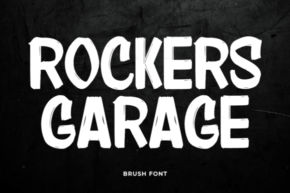 Rockers Garage: A Bold Display Font for Editors
