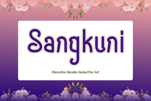 Sangkuni Font: A Playful Typeface for Bold Campaigns