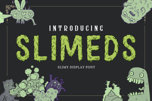 Slimeds: A Playful Color Font for Branding