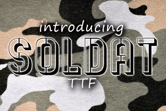 Soldat Typeface: A Bold Choice for Brand Identity