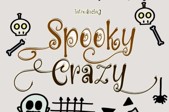 Spooky Crazy: The Playful Display Font for Bold Visuals