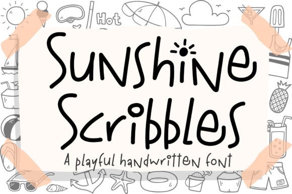Sunshine Scribbles Font for Modern Web Design