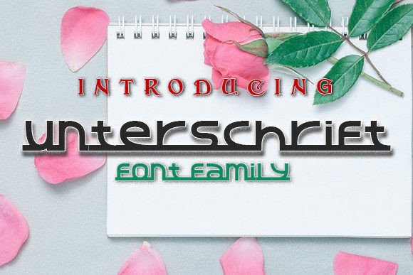 Unterschrift: A Bold Display Font for Modern Campaigns