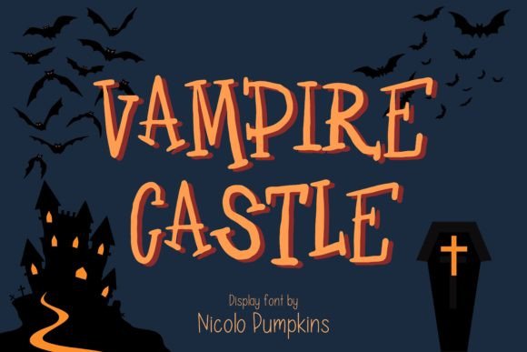 Vampire Castle Font for Spooky Campaigns