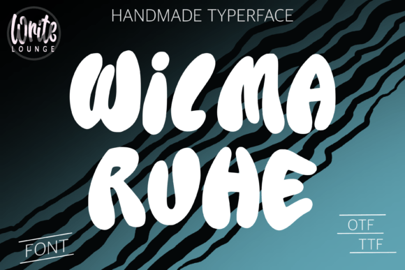 Wilma Ruhe: A Playful Display Font for Bold Brands