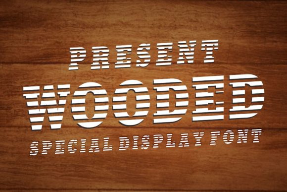 Wooded: A Display Font for Bold Campaigns